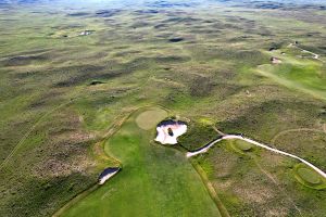 Sand Hills 12th Green Aerial